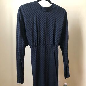 Zara Trafaluc Collection Blue Polka Dotted Dress